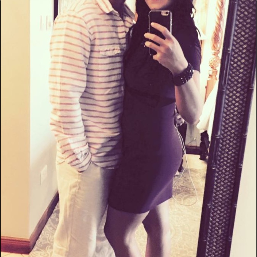 Express fitted dress